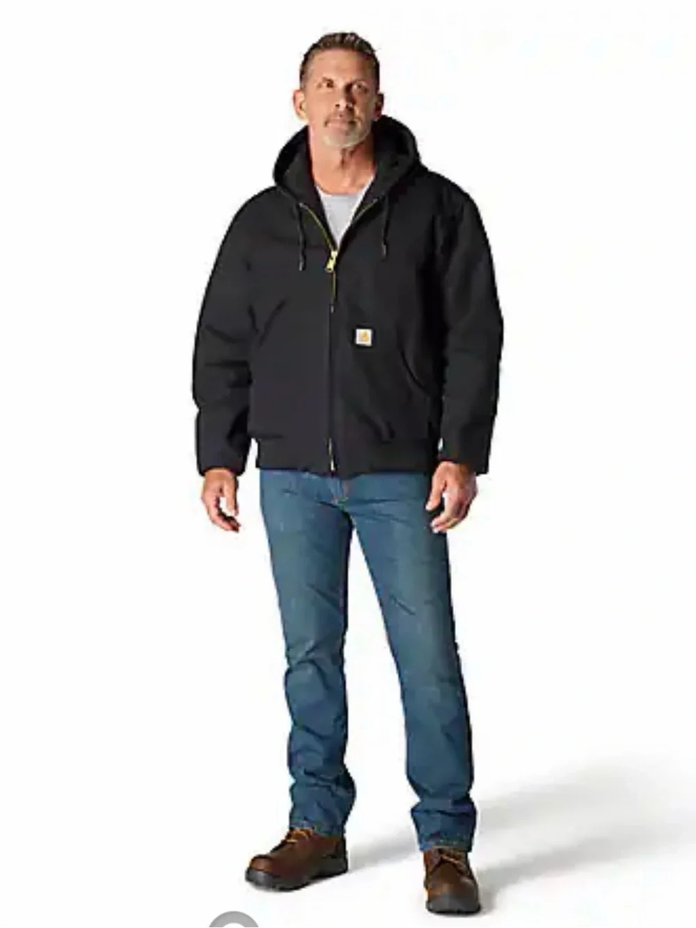 Carhartt J140 Loose Fit Quilted Flannel Lined Duck Jacket | XL Tall | Black |